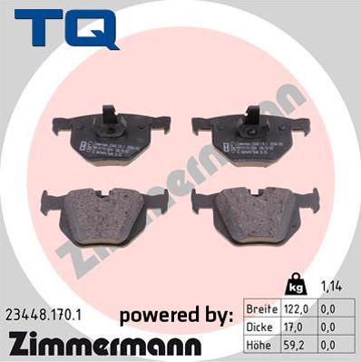 TQ 244793 - Kit de plaquettes de frein, frein à disque cwaw.fr