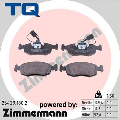 TQ 244765 - Kit de plaquettes de frein, frein à disque cwaw.fr