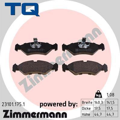 TQ 244707 - Kit de plaquettes de frein, frein à disque cwaw.fr