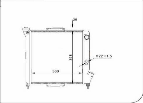 TQ 20092 - Radiateur, refroidissement du moteur cwaw.fr