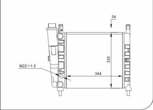 TQ 20026 - Radiateur, refroidissement du moteur cwaw.fr