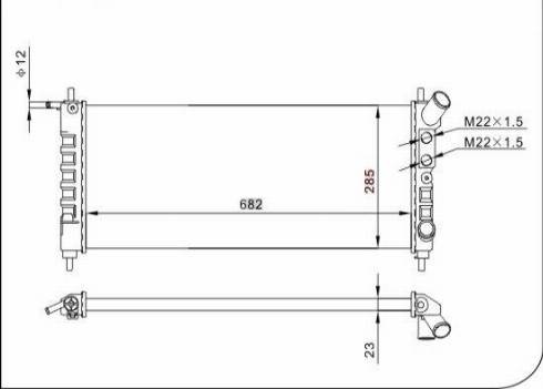 TQ 20079 - Radiateur, refroidissement du moteur cwaw.fr