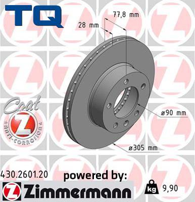 TQ 229492 - Disque de frein cwaw.fr