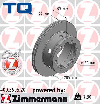 TQ TQ-BD0695 - Disque de frein cwaw.fr