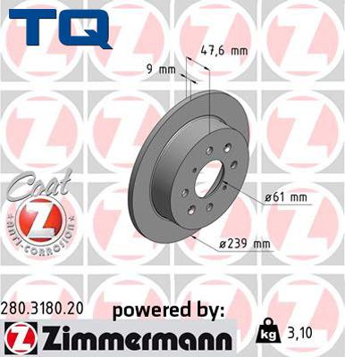 TQ 229480 - Disque de frein cwaw.fr