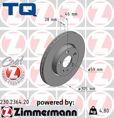 TQ 229475 - Disque de frein cwaw.fr