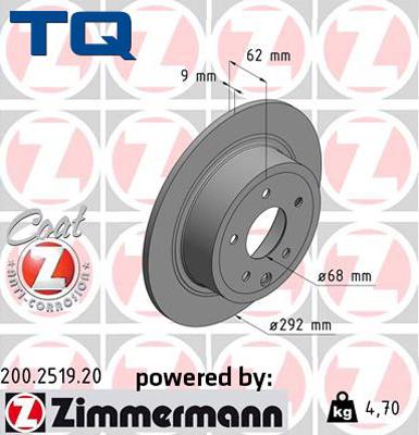 TQ TQ-BD0402 - Disque de frein cwaw.fr