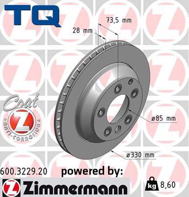 TQ 229503 - Disque de frein cwaw.fr