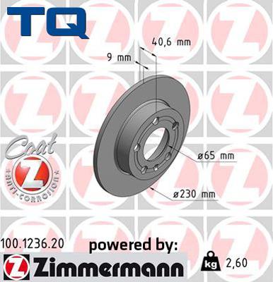 TQ TQ-BD0005 - Disque de frein cwaw.fr