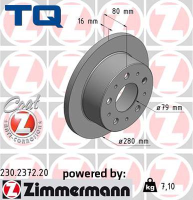 TQ 222659 - Disque de frein cwaw.fr