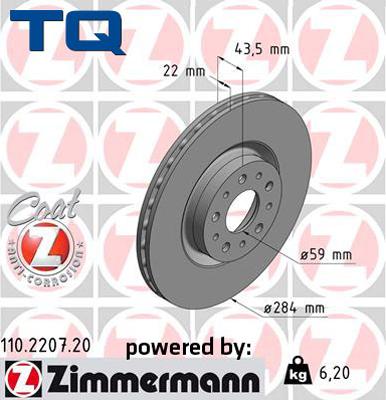 TQ 222604 - Disque de frein cwaw.fr