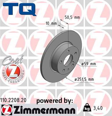 TQ 222605 - Disque de frein cwaw.fr