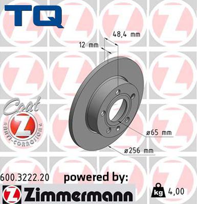 TQ 222793 - Disque de frein cwaw.fr