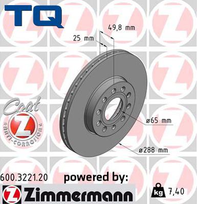 TQ 222792 - Disque de frein cwaw.fr