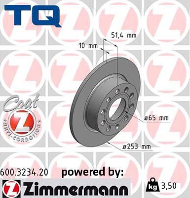 TQ TQ-BD0105 - Disque de frein cwaw.fr