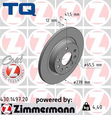 TQ 222769 - Disque de frein cwaw.fr