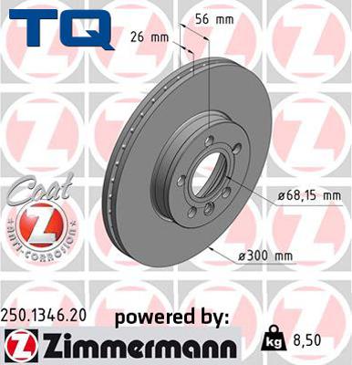 TQ 222728 - Disque de frein cwaw.fr