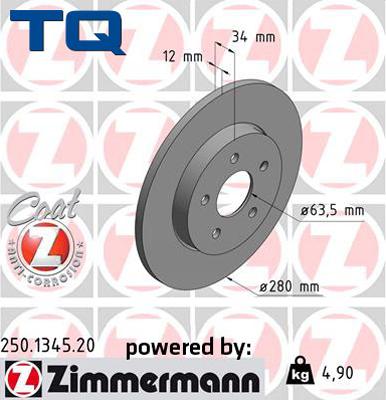 TQ TQ-BD0041 - Disque de frein cwaw.fr