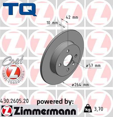 TQ TQ-BD0080 - Disque de frein cwaw.fr