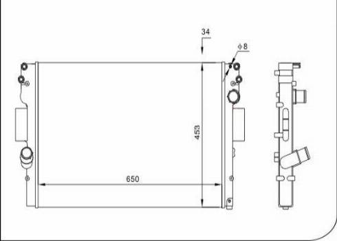 TQ 73728 - Radiateur, refroidissement du moteur cwaw.fr