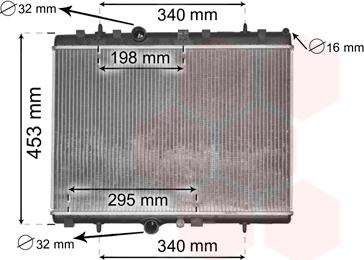 TQ TQ-40002290 - Radiateur, refroidissement du moteur cwaw.fr