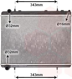 TQ TQ-40002259 - Radiateur, refroidissement du moteur cwaw.fr