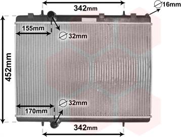 TQ TQ-40002281 - Radiateur, refroidissement du moteur cwaw.fr