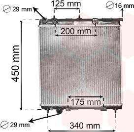 TQ TQ-40002288 - Radiateur, refroidissement du moteur cwaw.fr