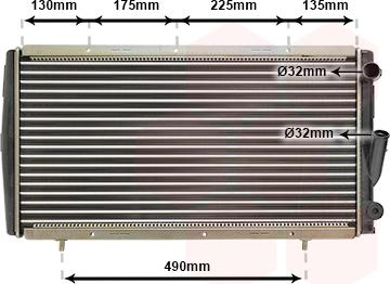 TQ TQ-43002084 - Radiateur, refroidissement du moteur cwaw.fr