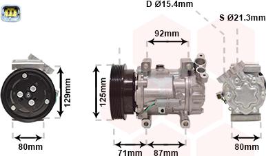 TQ TQ-4300K401 - Compresseur, climatisation cwaw.fr