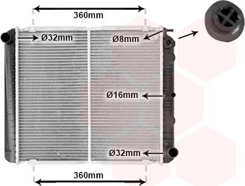 TQ TQ-59002038 - Radiateur, refroidissement du moteur cwaw.fr