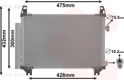 TQ TQ-53005407 - Condensateur, climatisation cwaw.fr