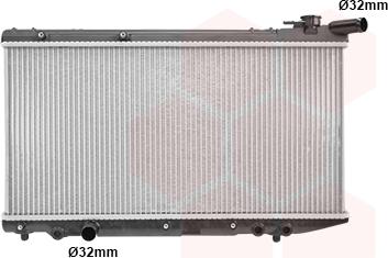 TQ TQ-53002124 - Radiateur, refroidissement du moteur cwaw.fr