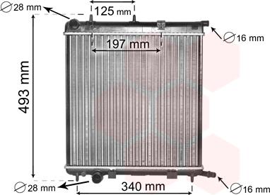 TQ TQ-09002188 - Radiateur, refroidissement du moteur cwaw.fr