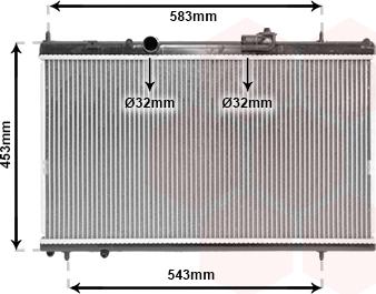 TQ TQ-09002228 - Radiateur, refroidissement du moteur cwaw.fr