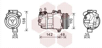 TQ TQ-0600K390 - Compresseur, climatisation cwaw.fr