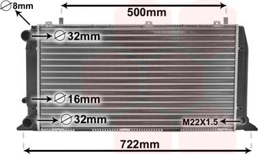 TQ TQ-03002047 - Radiateur, refroidissement du moteur cwaw.fr