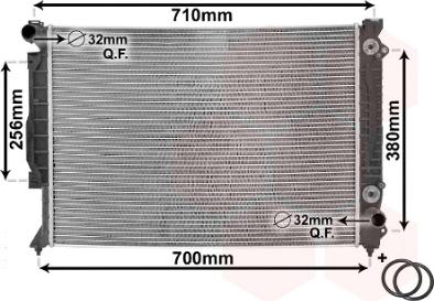 TQ TQ-03002157 - Radiateur, refroidissement du moteur cwaw.fr