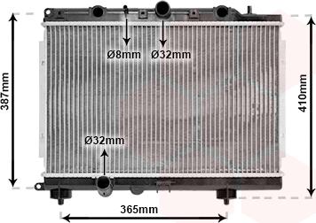 TQ TQ-02002154 - Radiateur, refroidissement du moteur cwaw.fr