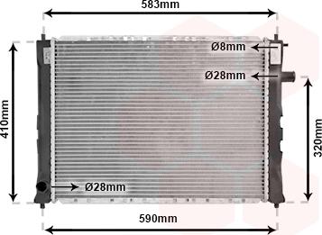 TQ TQ-02002111 - Radiateur, refroidissement du moteur cwaw.fr