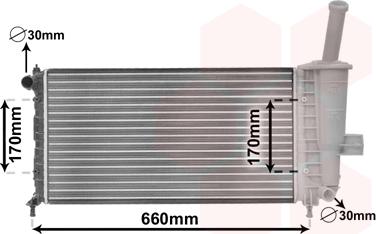 TQ TQ-17002208 - Radiateur, refroidissement du moteur cwaw.fr