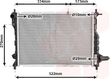 TQ TQ-81002075 - Radiateur, refroidissement du moteur cwaw.fr