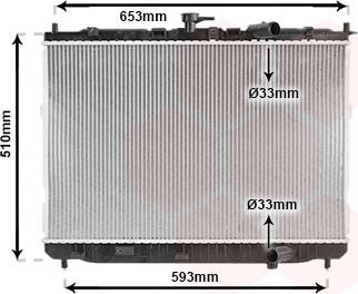 TQ TQ-83002072 - Radiateur, refroidissement du moteur cwaw.fr