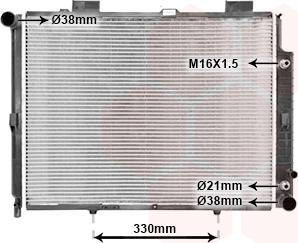 TQ TQ-30002189 - Radiateur, refroidissement du moteur cwaw.fr