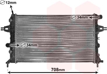 TQ TQ-37002254 - Radiateur, refroidissement du moteur cwaw.fr