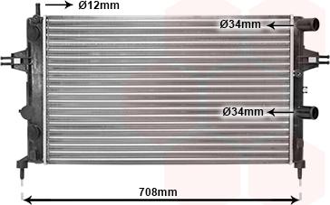 TQ TQ-37002255 - Radiateur, refroidissement du moteur cwaw.fr