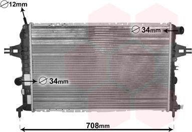 TQ TQ-37002252 - Radiateur, refroidissement du moteur cwaw.fr