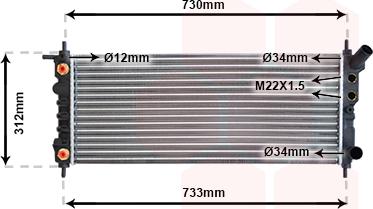 TQ TQ-37002264 - Radiateur, refroidissement du moteur cwaw.fr