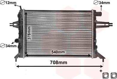 TQ TQ-37002272 - Radiateur, refroidissement du moteur cwaw.fr