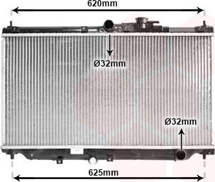 TQ TQ-25002016 - Radiateur, refroidissement du moteur cwaw.fr